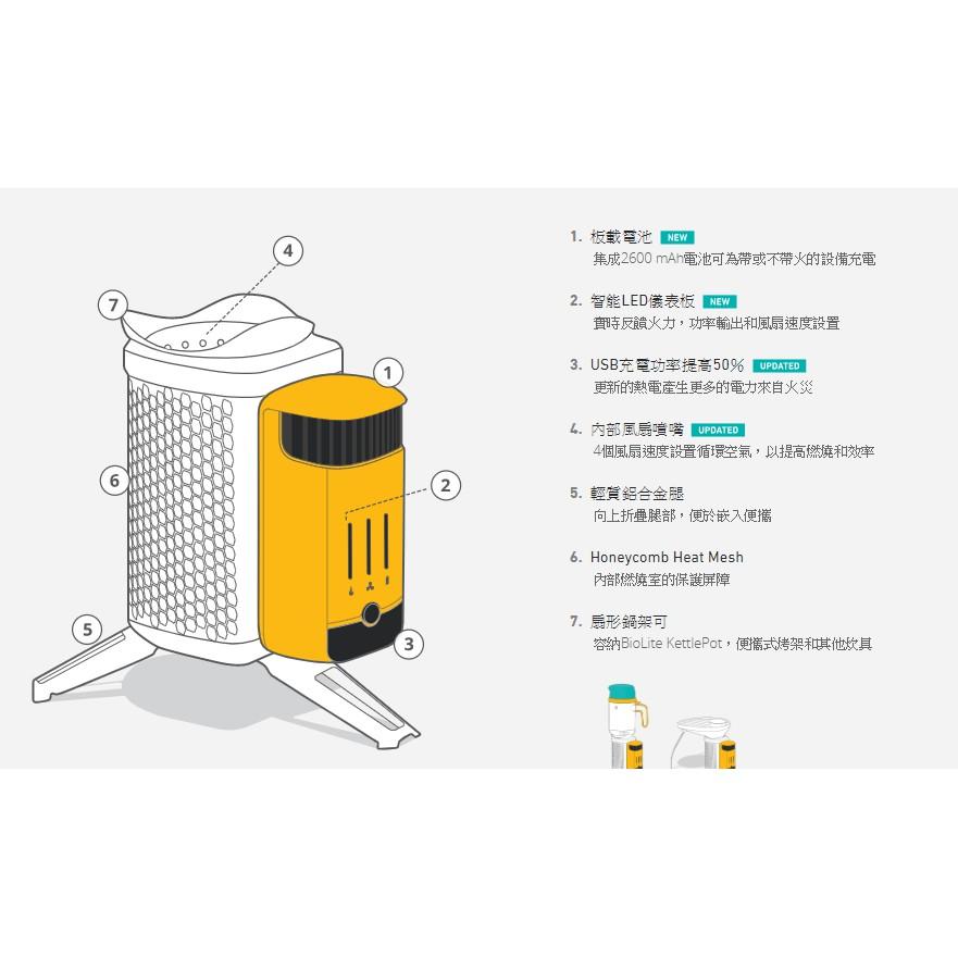 【Biolite】台灣現貨 Biolite Campstove 2露營柴火爐 焚火爐  火力發電爐-細節圖2