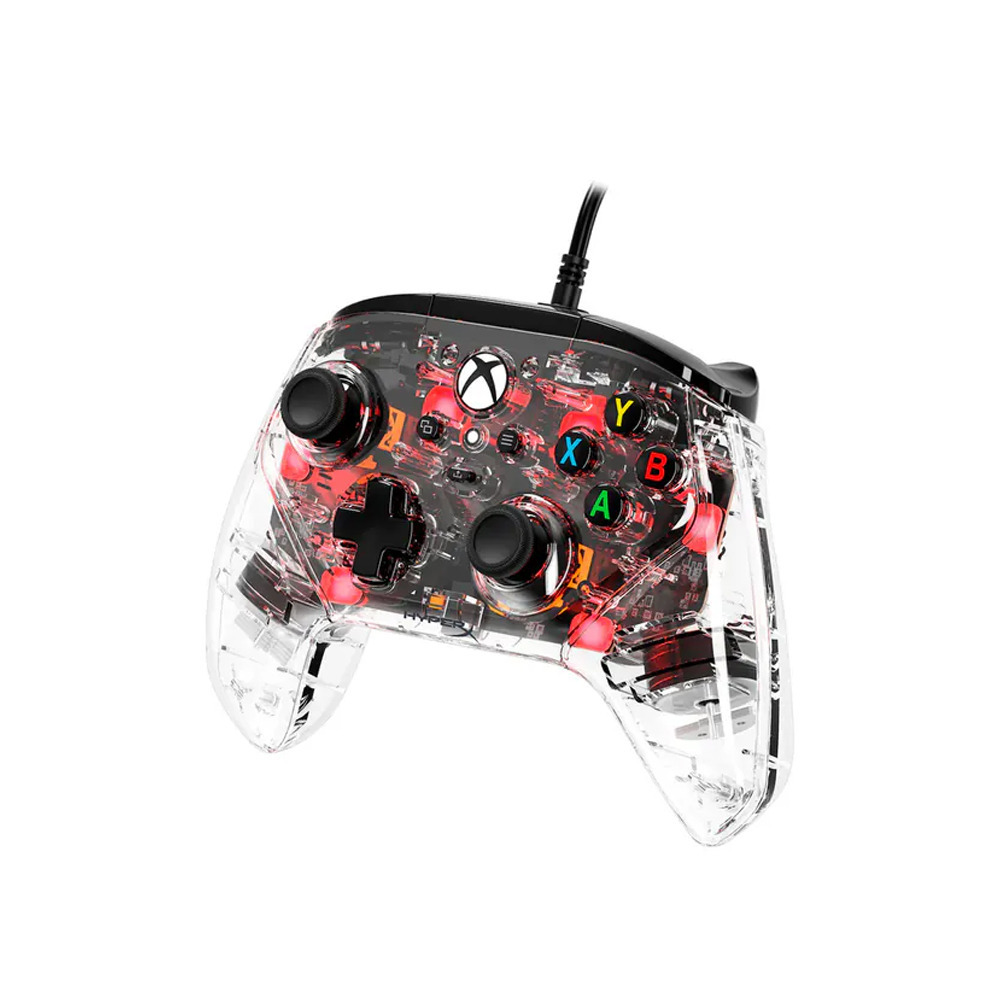 HyperX Clutch Gladiate Xbox 授權有線控制器手把 黑色/透明-細節圖7