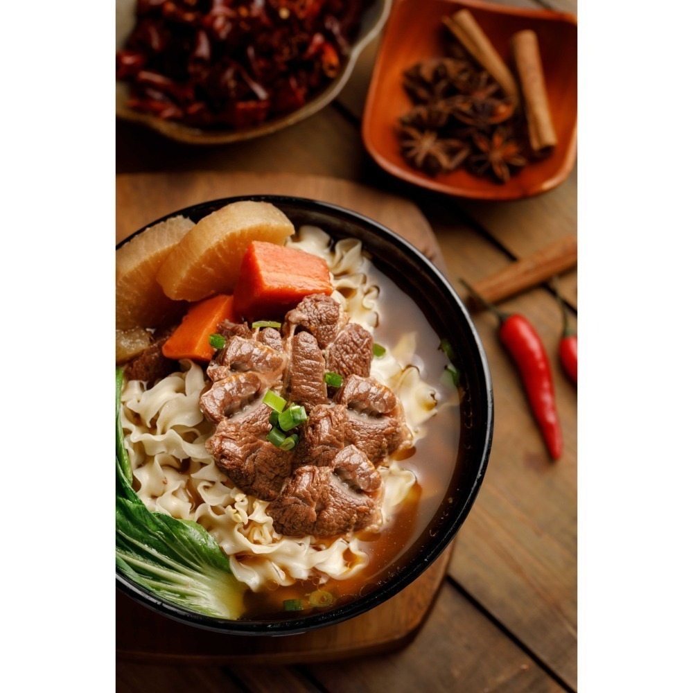 【C&C FOODIE SELECT】藍海饌 - 紅燒牛肉麵2入裝 現貨 快速出貨 常溫 料理包 調理包 牛肉麵 肉塊-細節圖3