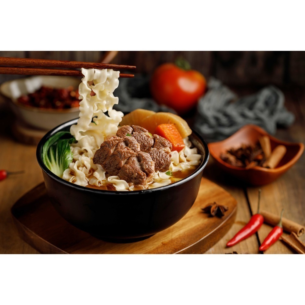 【C&C FOODIE SELECT】藍海饌 - 紅燒牛肉麵2入裝 現貨 快速出貨 常溫 料理包 調理包 牛肉麵 肉塊-細節圖4