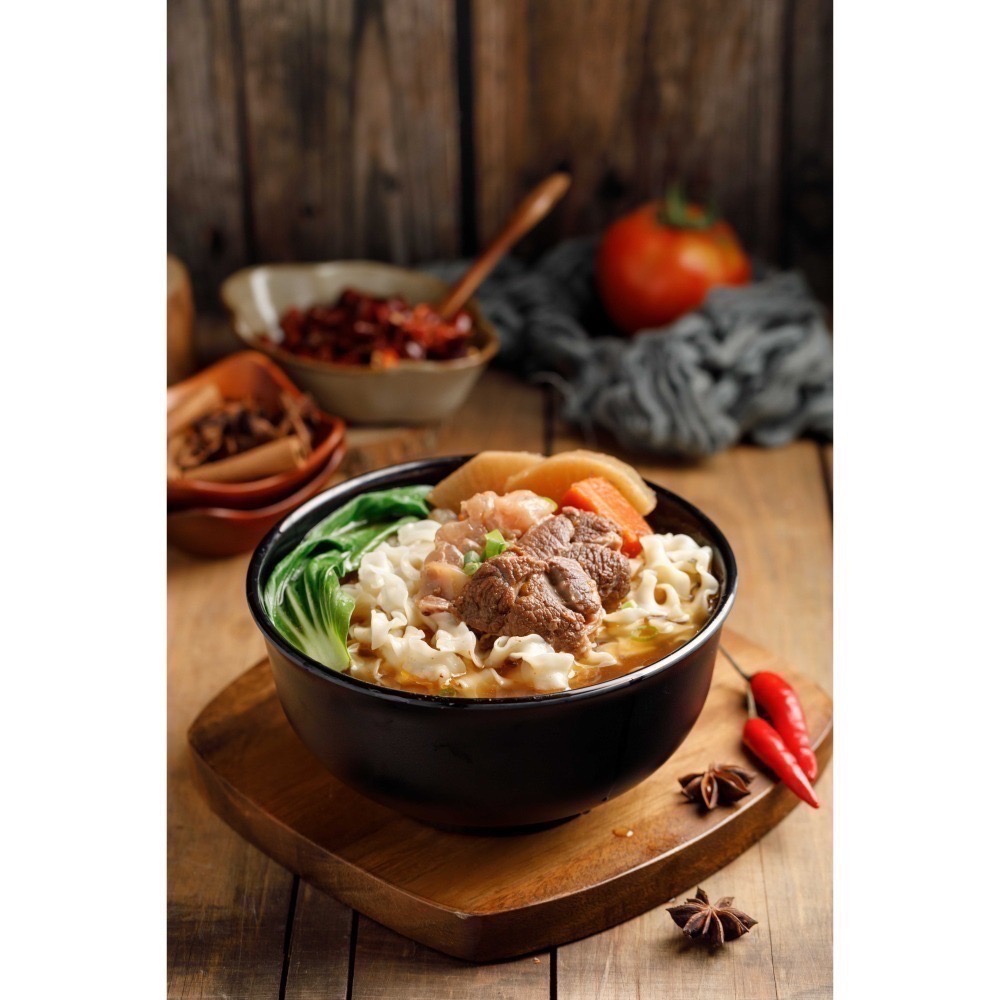 【C&C FOODIE SELECT】藍海饌 - 紅燒半筋半肉麵 2入裝 現貨 快速出貨 常溫 料理包 調理包 牛肉麵-細節圖4