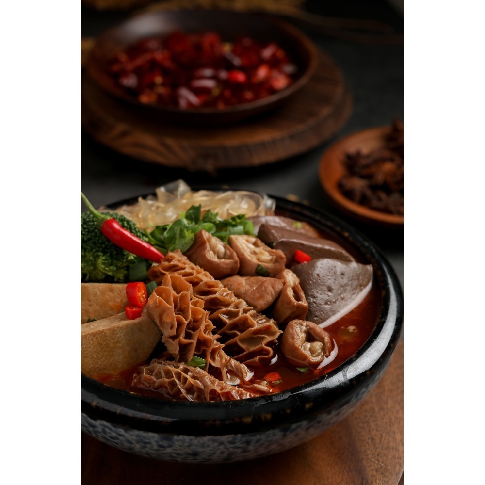 【C&C FOODIE SELECT】藍海饌 - 麻辣四喜寬粉2入裝 現貨 快速出貨 常溫 料理包 調理包 麻辣鴨血豆腐-細節圖3