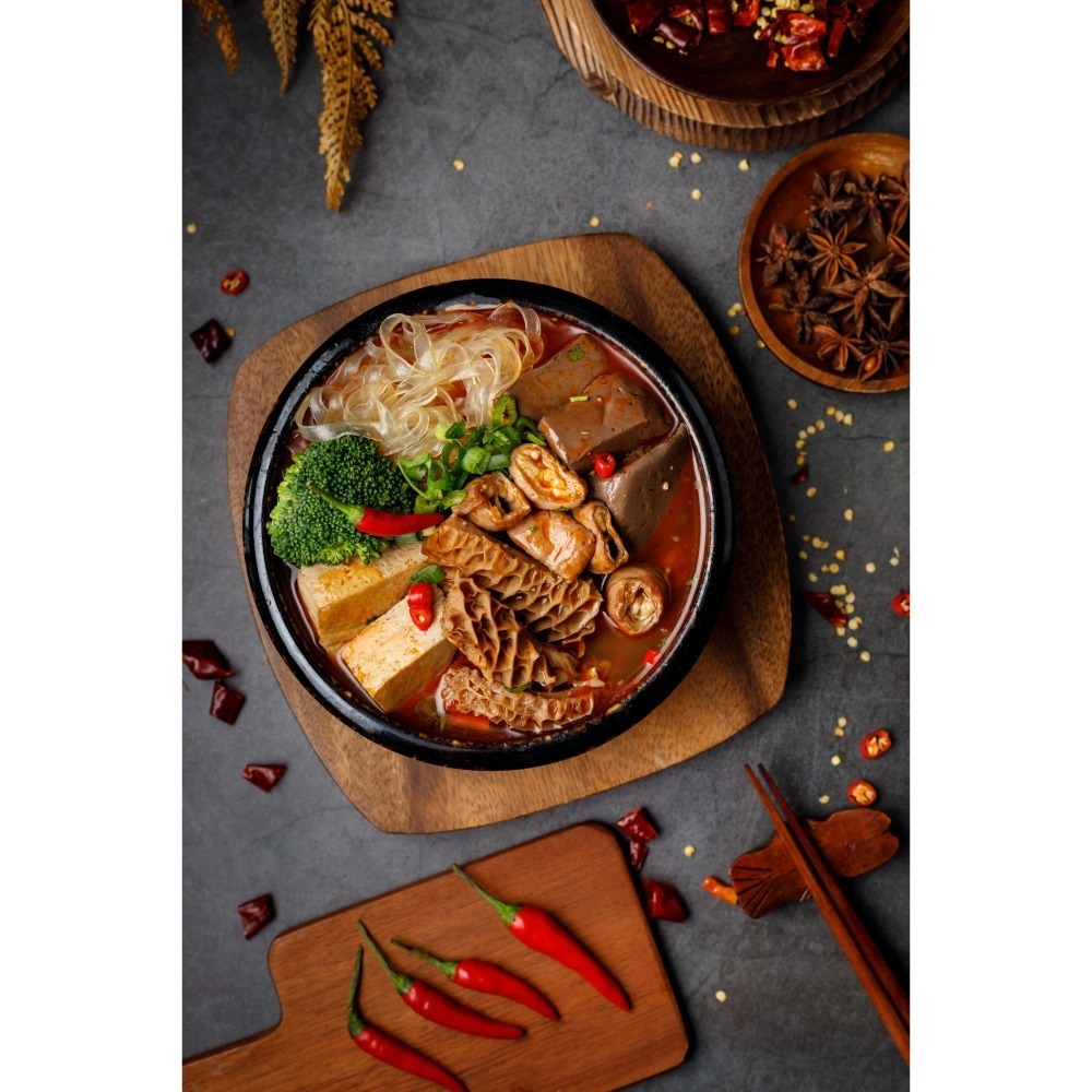 【C&C FOODIE SELECT】藍海饌 - 麻辣四喜寬粉2入裝 現貨 快速出貨 常溫 料理包 調理包 麻辣鴨血豆腐-細節圖4