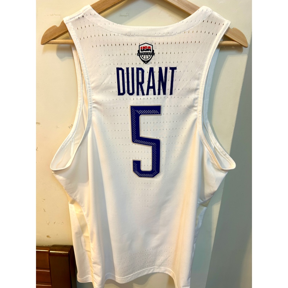 Kevin Durant 里約奧運主場白球衣-細節圖2