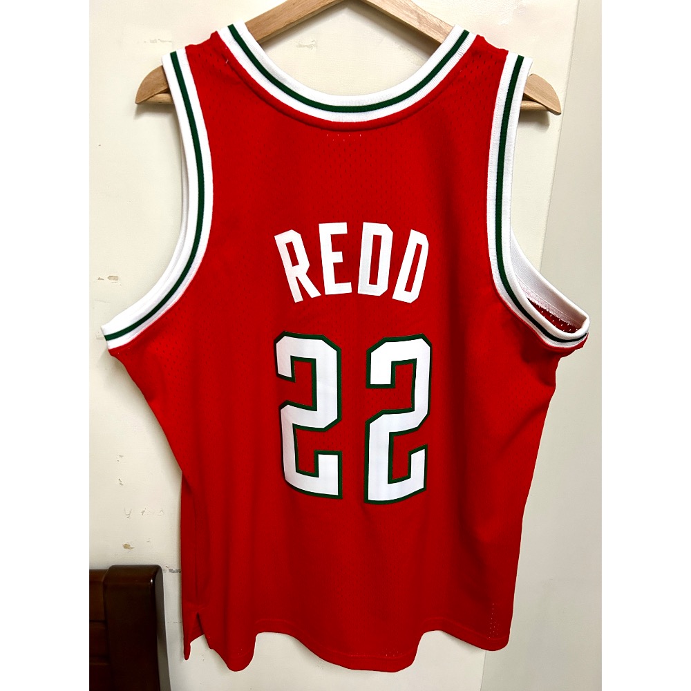 Michael Redd 公鹿08-09紅二客球衣-細節圖2