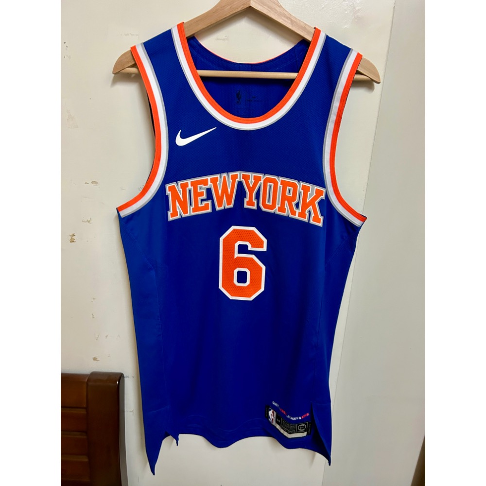 Kristaps Porzingis 尼克Icon藍AU球衣-規格圖1