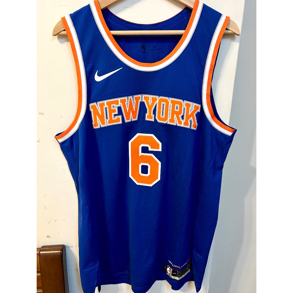 Kristaps Porzingis 尼克Icon藍AU球衣-規格圖1