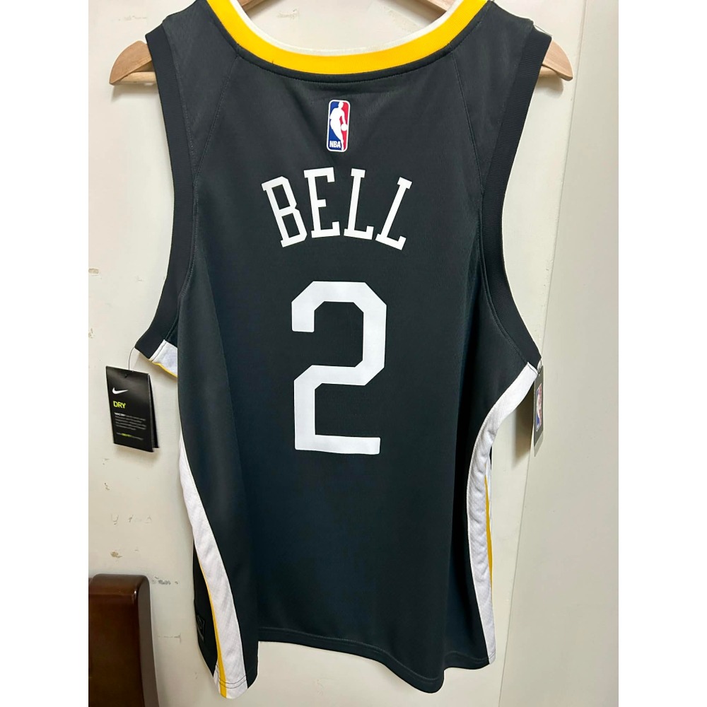 Jordan Bell勇士18-19黑大樹主題球衣(含贊助標)-細節圖2