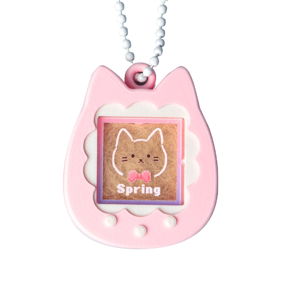 【E3選物店】台灣製造 客製化貓毛收集/電子雞/寵物/貓毛/配件/鑰匙圈/紀念/寵物毛/貓咪/狗狗/吊飾/3D列印-規格圖9