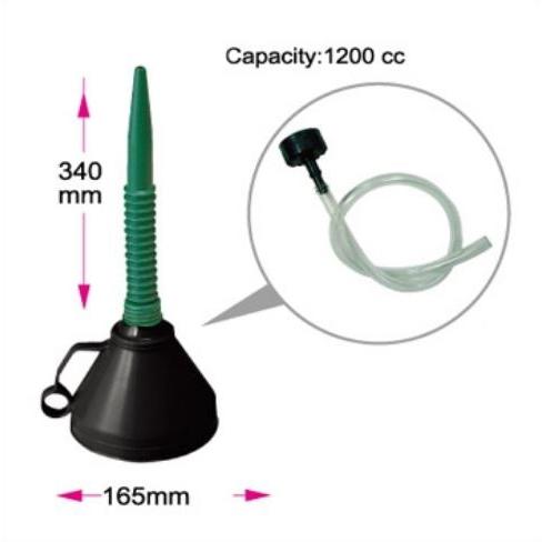 狼頭牌 2001Y 可彎式萬向漏斗(含濾網可換接頭) / 機油漏斗 萬用漏斗 漏斗 換油工具 汽車 機車 換油-細節圖2