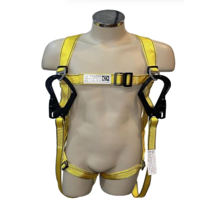 【附發票】台灣製 巨力 扁帶繩雙大鉤 緩衝包 O型環+降落傘式安全帶 全身式 背負式安全帶 BEF002-細節圖2