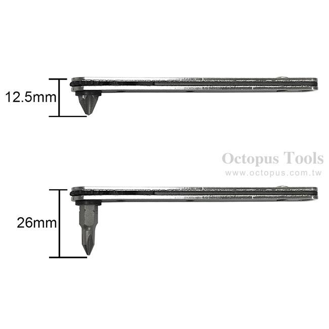 【附發票】章魚牌 Octopus 467.1222 9件式L型 超薄棘輪扳手組 棘輪板手組-細節圖4