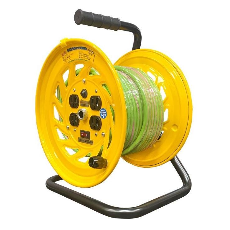 【附發票】新安規 輪座式延長線 輪座 動力線 2.0m㎡ 3芯 3P 延長線  附過載自動斷電 20m/30m/50m-細節圖3