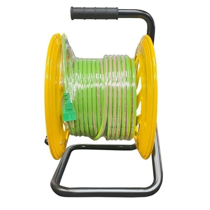 【附發票】輪座式延長線 輪座 動力線 3芯 20M 30M 50M 延長線 電纜捲盤 附過載 開關四插座認證合格 台灣製-細節圖4