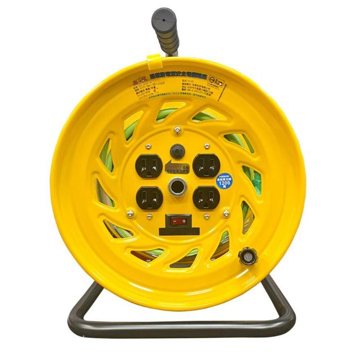 【附發票】新安規 輪座式延長線 輪座 動力線 2.0m㎡ 3芯 3P 延長線  附過載自動斷電 20m/30m/50m-細節圖2