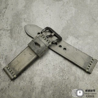 免運 娜娜錶帶英式馬韁皮錶帶 真皮錶帶 手工錶帶 20mm 22mm 24mm 26mm 紅色 黃色 米黃 灰色 咖啡-細節圖4