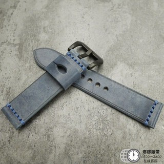 免運 娜娜錶帶英式馬韁皮錶帶 真皮錶帶 手工錶帶 20mm 22mm 24mm 26mm 紅色 黃色 米黃 灰色 咖啡-細節圖7