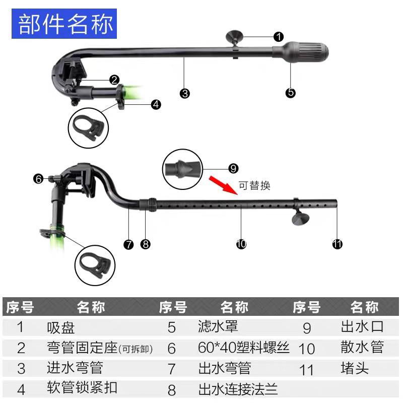 【臥水族】16/22 森森 外置過濾圓桶出入水組 出水管組 進出水 出水管 出水 入水 圓桶過濾器 魚缸-細節圖3