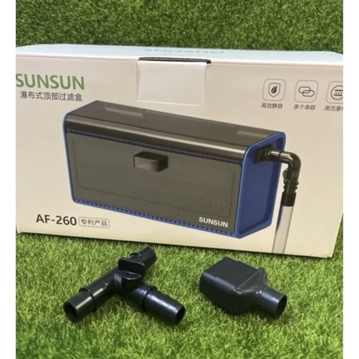 【臥水族】🔥衝評價超便宜🔥森森靜音滴流盒過濾盒魚缸過濾器上過濾抽屜式滴流盒 烏龜 低水位過濾器-規格圖7