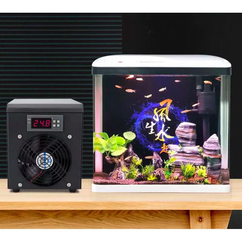 【臥水族】【隔日到貨】60L魚缸冷水機110V🇹🇼保修 機械降溫 小型冷水機 專業 冷水機-細節圖2