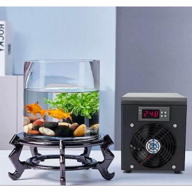 【臥水族】【隔日到貨】60L魚缸冷水機110V🇹🇼保修 機械降溫 小型冷水機 專業 冷水機-細節圖3