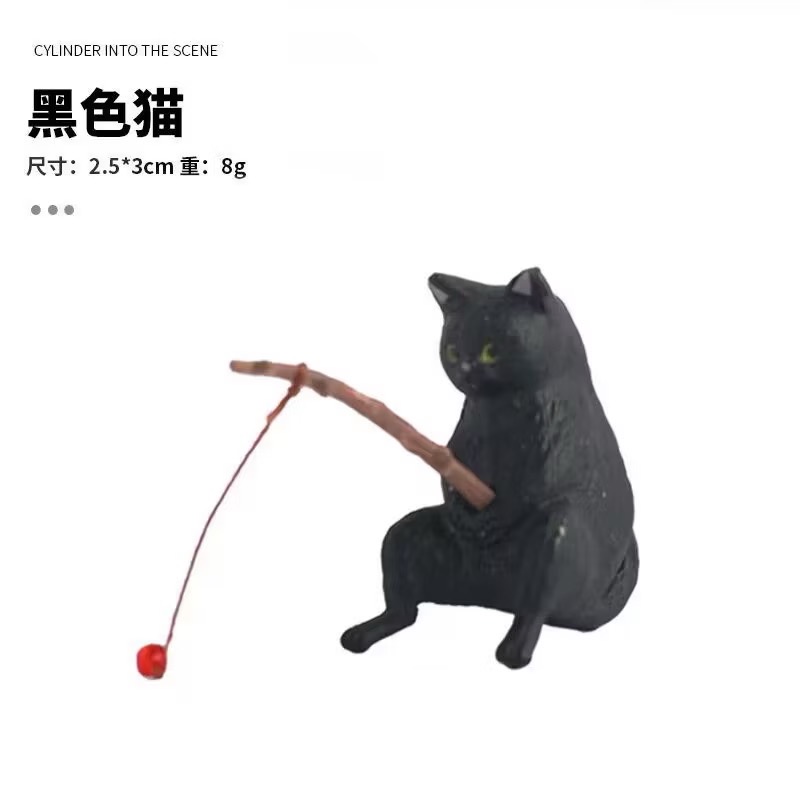 【臥水族】微景觀迷你仿真小船游泳圈釣魚漁船漁缸漂浮造景模型玩具-規格圖1