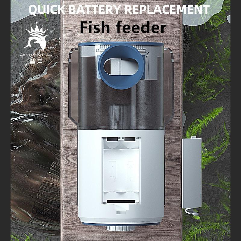【臥水族】【隔日到貨】自動投食器 自動餵食器 定時餵魚 餵食器 自動餵魚 水族設備 水族用品 餵食器 自動飼料機-細節圖3