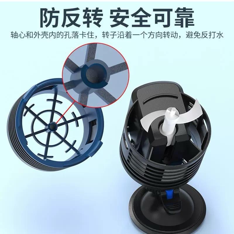 【臥水族】🇹🇼110V森森耀藍造浪 魚缸水族箱沖浪 可調大小 靜音造流吹糞便吹魚便小型潛水泵-細節圖5