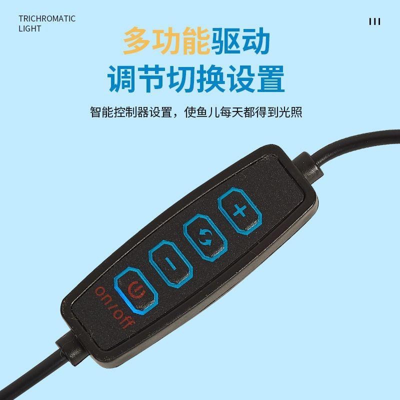 【臥水族】USB魚缸小夾燈可變色可調光（R33724豆腐頭）造景增色增艷-細節圖3