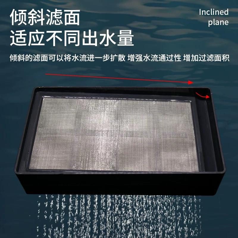 【臥水族】【雙層】沃韋朗魚缸過濾篩網底濾缸周轉箱專用不銹鋼網片隔板魚便分離方形-細節圖3