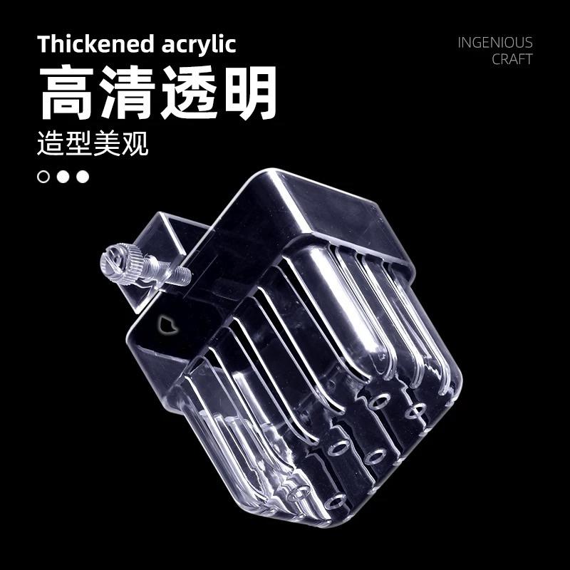 【臥水族】鱼缸水培植物籃家用水草種植杯壁掛式挺水植物籃鱼缸造景裝飾-細節圖8