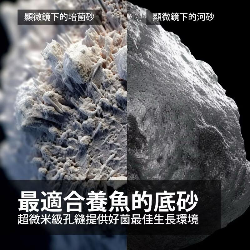 【臥水族】八百萬神 培菌砂 免換水底砂 孔雀魚底砂 不會髒的底砂 魚缸底砂 超白底砂 淡海水皆適用 魚缸造景裝飾～-細節圖4