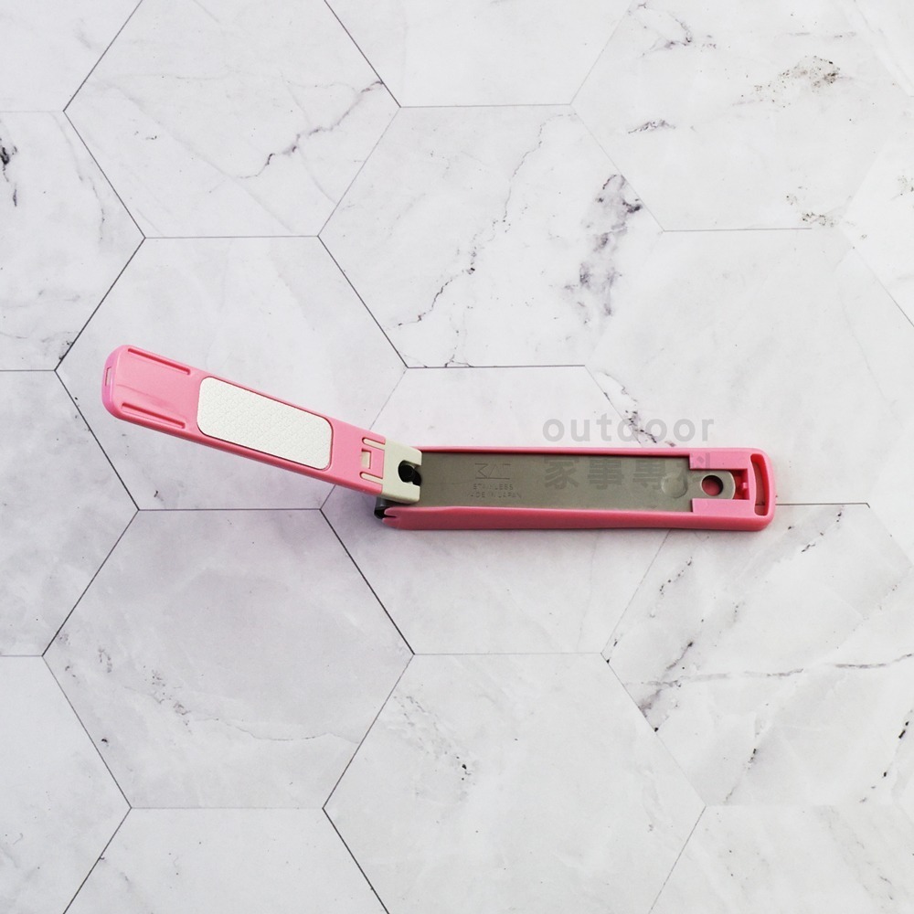 outdoor家事專科 日本製 貝印KAI HELLO KITTY抗菌不銹鋼指甲剪 S/M號 曲刃 KK-2501/02-細節圖5