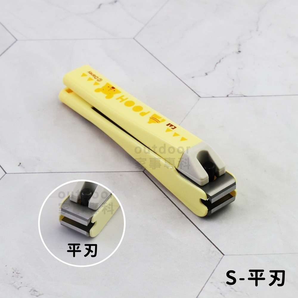 outdoor家事專科 日本製 貝印KAI 小熊維尼不銹鋼指甲剪 S號平刃/M號曲刃 附銼刀 KK-1490/91-規格圖9