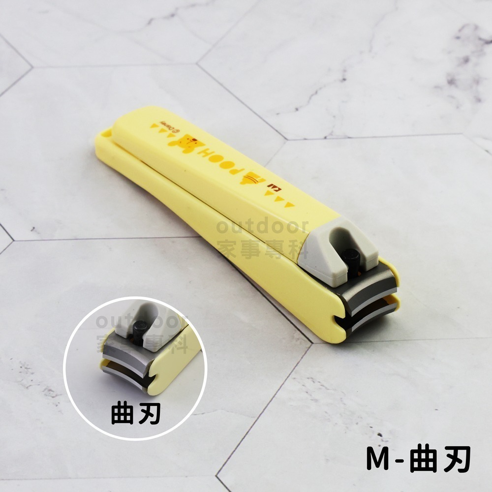 outdoor家事專科 日本製 貝印KAI 小熊維尼不銹鋼指甲剪 S號平刃/M號曲刃 附銼刀 KK-1490/91-規格圖9