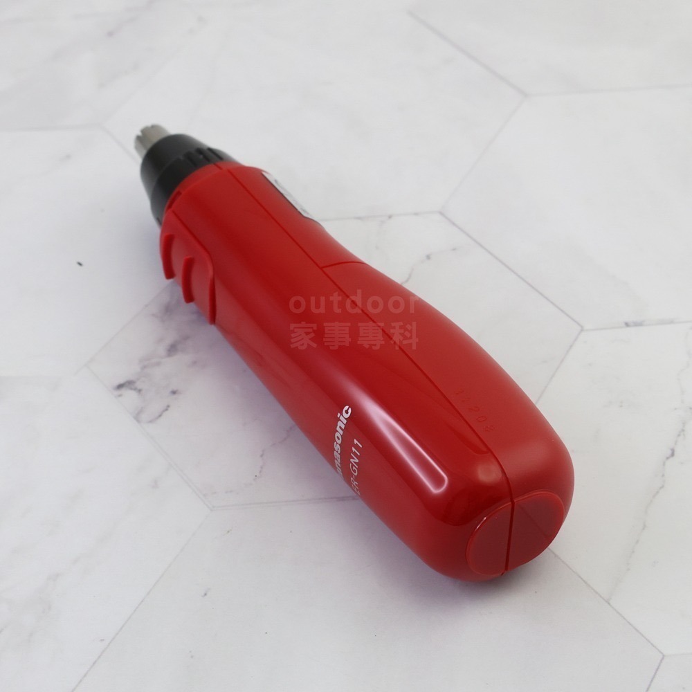 outdoor家事專科日本製 Panasonic 便利式電動修容鼻毛剪 鼻毛刀 ER-GN11-K/R/W 黑/紅/白-細節圖9