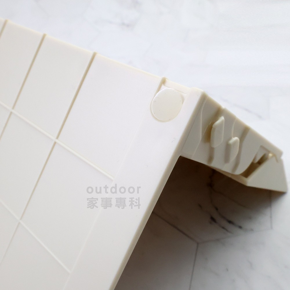 outdoor家事專科 日本 LIHIT LAB. 一本不倒卡扣式固定書架 防傾倒 連結 收納 象牙白 A-3575-0-細節圖7