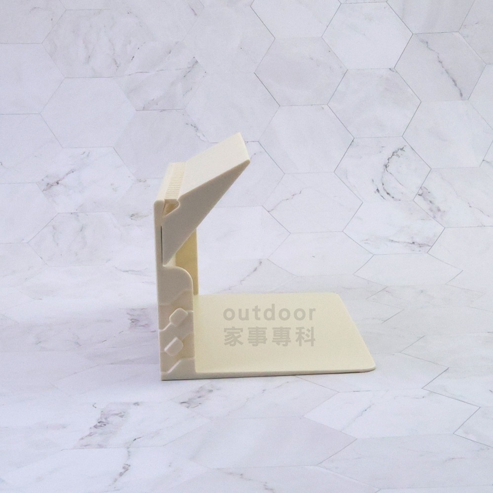 outdoor家事專科 日本 LIHIT LAB. 一本不倒卡扣式固定書架 防傾倒 連結 收納 象牙白 A-3575-0-細節圖10