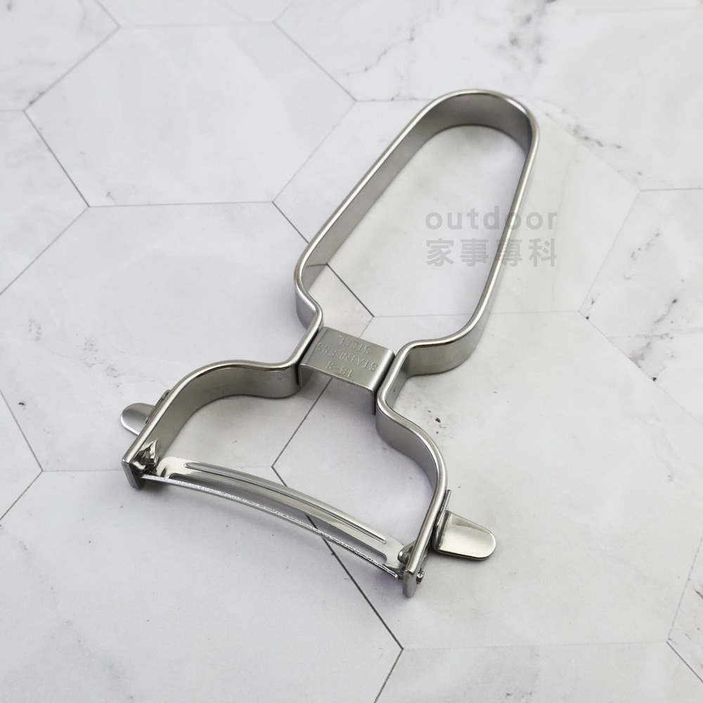 outdoor家事專科 日本製 吉川金屬yoshikawa 18-8不銹鋼快速刮皮器 蔬果削皮器 刨刀 SJ-1781-細節圖3