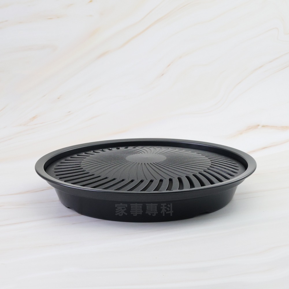 outdoor家事專科 日本岩谷Iwatani 小款圓型不沾滴油烤盤 烤肉盤 燒烤盤 27cm  CB-A-YPS-細節圖3