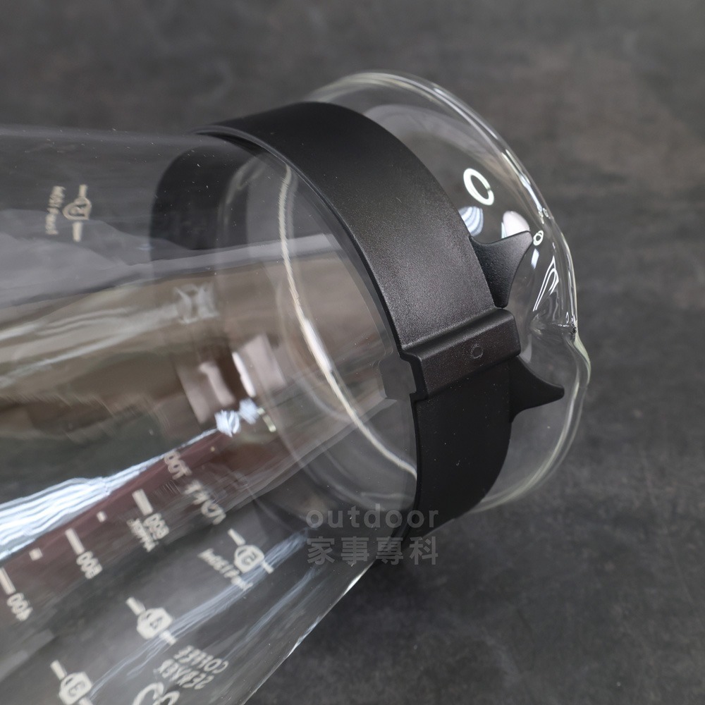 outdoor家事專科 日本製HARIO V60 耐熱玻璃咖啡壺 花茶壺 熱茶 咖啡 450/700/1000ml-細節圖3