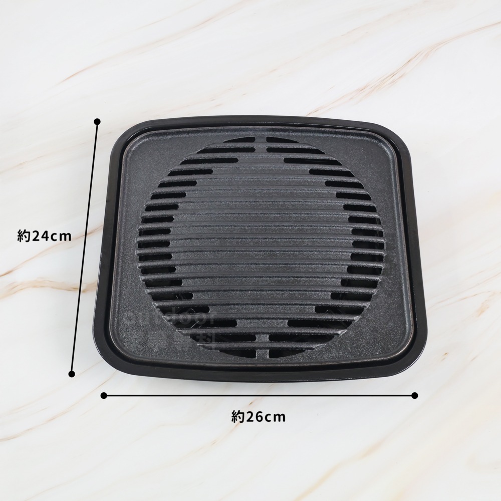 outdoor家事專科 日本岩谷Iwatani 鑄鐵燒烤盤 烤肉盤 BBQ燒烤 鑄鐵烤盤 CB-A-YKG-細節圖5