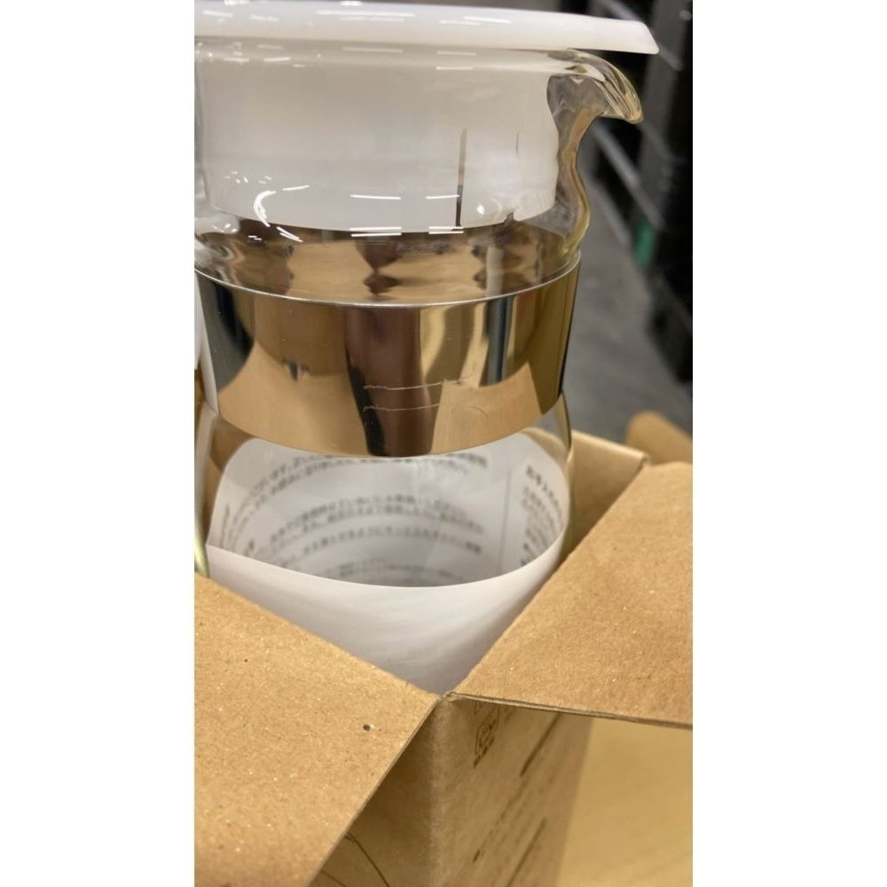 outdoor家事專科 日本製 HARIO 直立式耐熱玻璃冷水壺 附柄玻璃壺 玻璃水壺 1.4L 白蓋/灰蓋-細節圖10