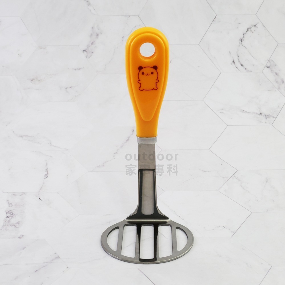 outdoor家事專科 日本製 貝印 KID＇S不銹鋼帶孔平鏟/壓馬鈴薯器 煎鏟/壓泥器 親子料理用具-細節圖5