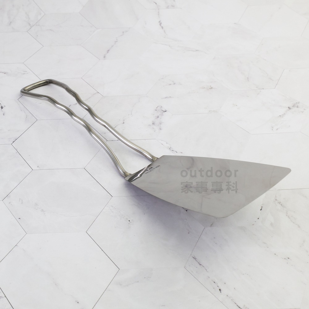 outdoor家事專科 日本貝印KAI SELECT100 極薄不銹鋼煎鏟 平煎匙 平鏟 極薄平鏟 DH-3012-細節圖9