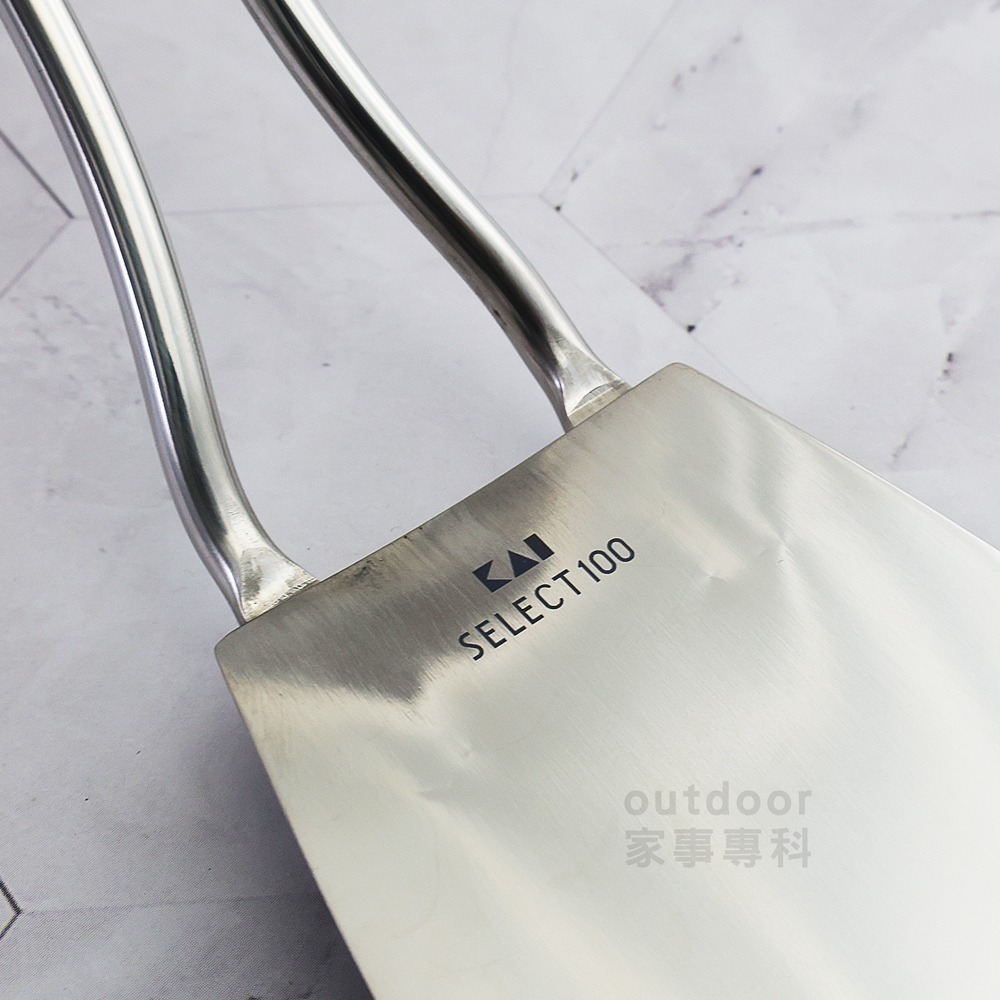 outdoor家事專科 日本貝印KAI SELECT100 極薄不銹鋼煎鏟 平煎匙 平鏟 極薄平鏟 DH-3012-細節圖11
