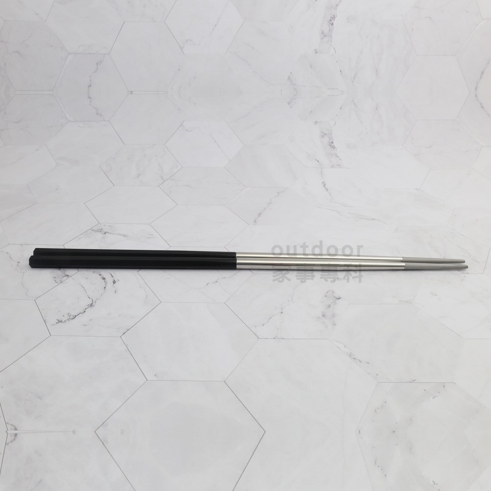 outdoor家事專科 日本製 貝印KAI SELECT100 18-8不銹鋼33cm六角料理筷子 長筷 DH-3104-細節圖4