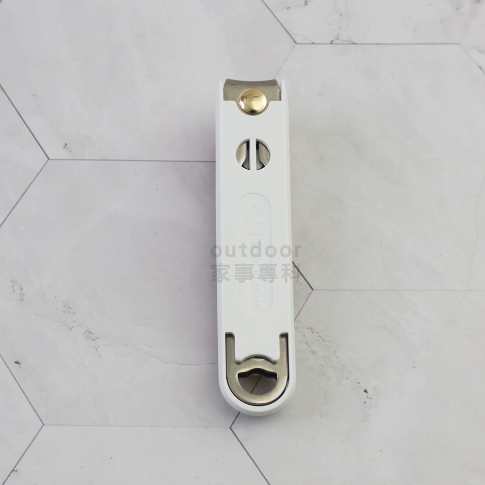 outdoor家事專科 日本製 貝印KAI 鍍金電解不銹鋼指甲剪 哥德彩繪S/M 曲刃附銼刀部 KE-0601/0602-細節圖4