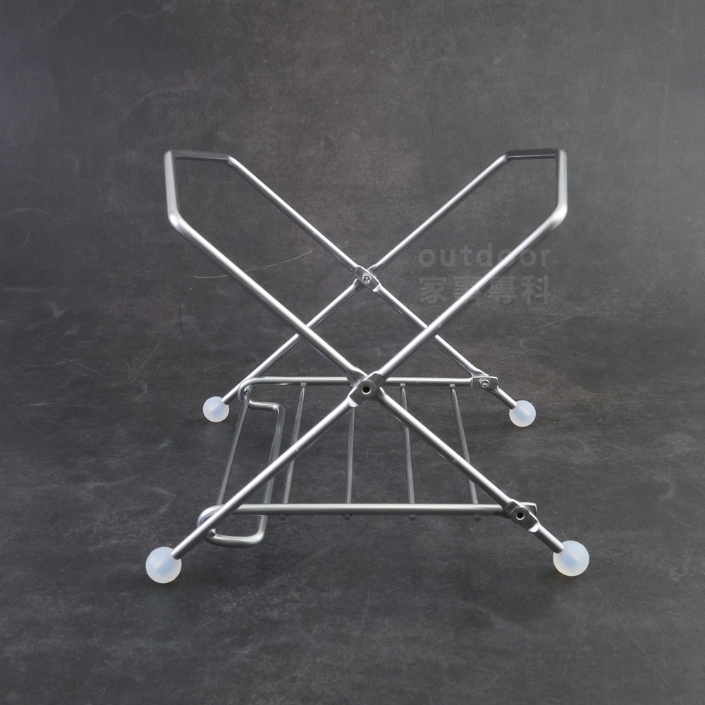 outdoor家事專科 日本製 AUX 折疊式不銹鋼垃圾架 垃圾袋掛架 摺疊掛架 廚餘垃圾 食物包裝 AUC-1406-細節圖5