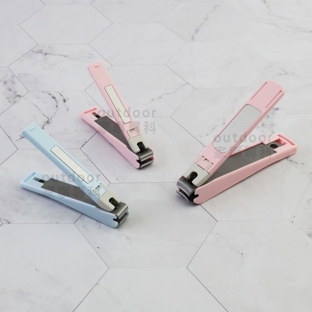 outdoor家事專科 日本製 貝印KAI 米奇米妮不銹鋼指甲剪 S號平刃/M號曲刃 附銼刀-細節圖8